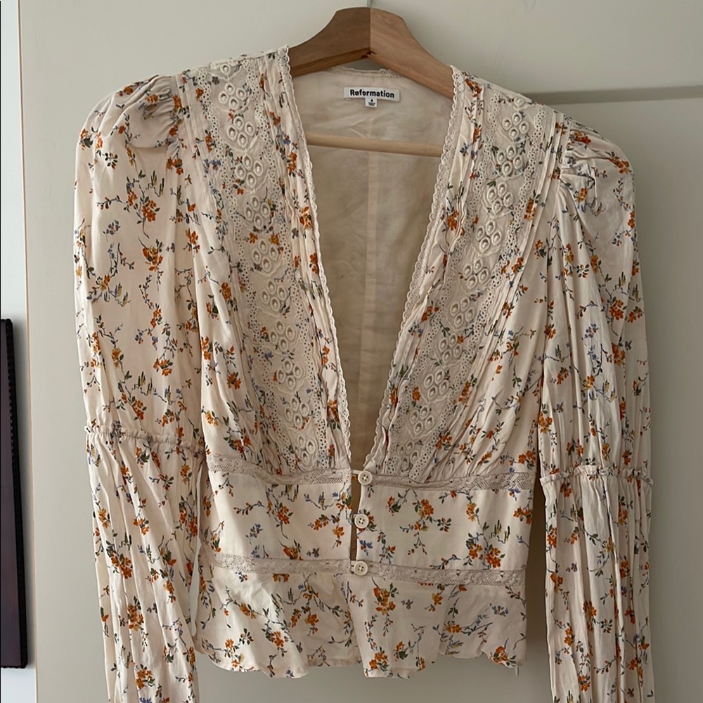 Reformation Meadowlark Blouse